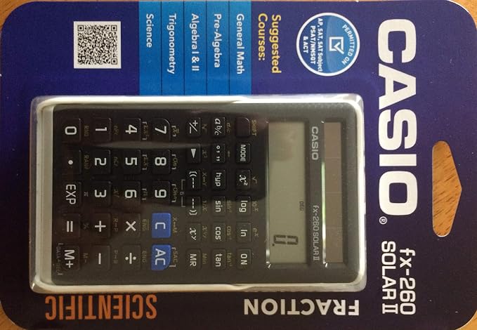 Casio fx-260 Solar II Scientific Calculator | 10-Digit Display | Fraction & - Image 2