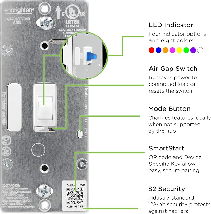 Enbrighten Z-Wave Plus Smart Switch - Image 4