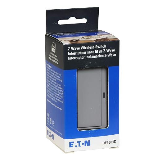 Eaton Z-Wave Plus RF9601DGY Wireless Switch, Single Pole - Image 4