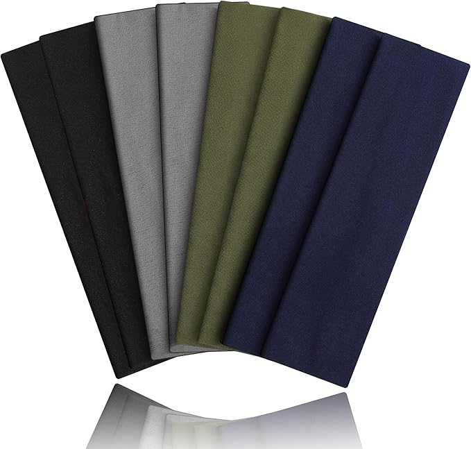 8PCS Summer-Exclusive Non Slip Sports Elastic Soft Running Fashion Headbands by VANRUIDFashionSportHeadbands