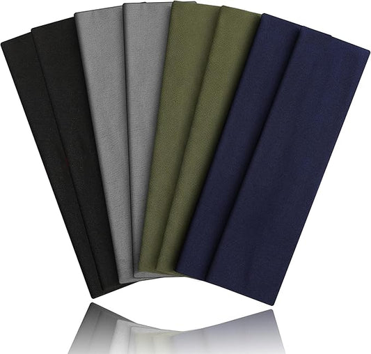 8PCS Summer-Exclusive Non Slip Sports Elastic Soft Running Fashion Headbands by VANRUIDFashionSportHeadbands