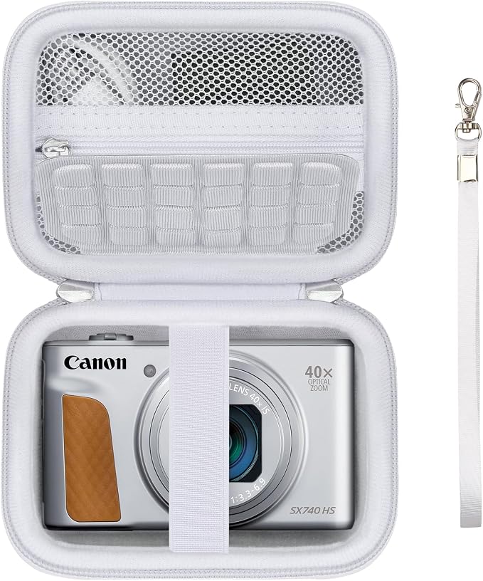 Hard Carrying Case for Canon PowerShot SX740 HS/ELPH 360 HS/ SX730 HS/ SX720 by Supmay