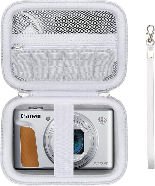 Hard Carrying Case for Canon PowerShot SX740 HS/ELPH 360 HS/ SX730 HS/ SX720 by Supmay