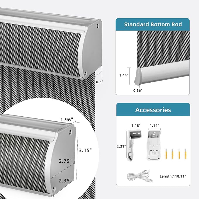 SmartWings Motorized Roller Shades 5% Openness Work - Image 7