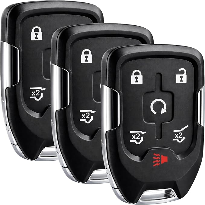3X Smart Key Fob Replacement for 2015-2020 Chevy Suburban Tahoe GMC Yukon Yukon by USAREMOTE