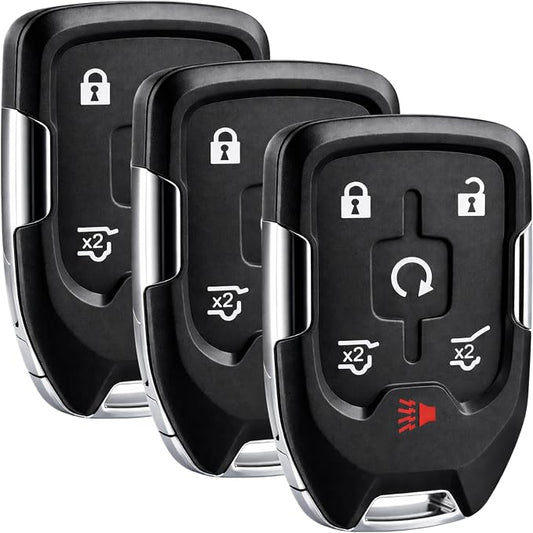 3X Smart Key Fob Replacement for 2015-2020 Chevy Suburban Tahoe GMC Yukon Yukon by USAREMOTE