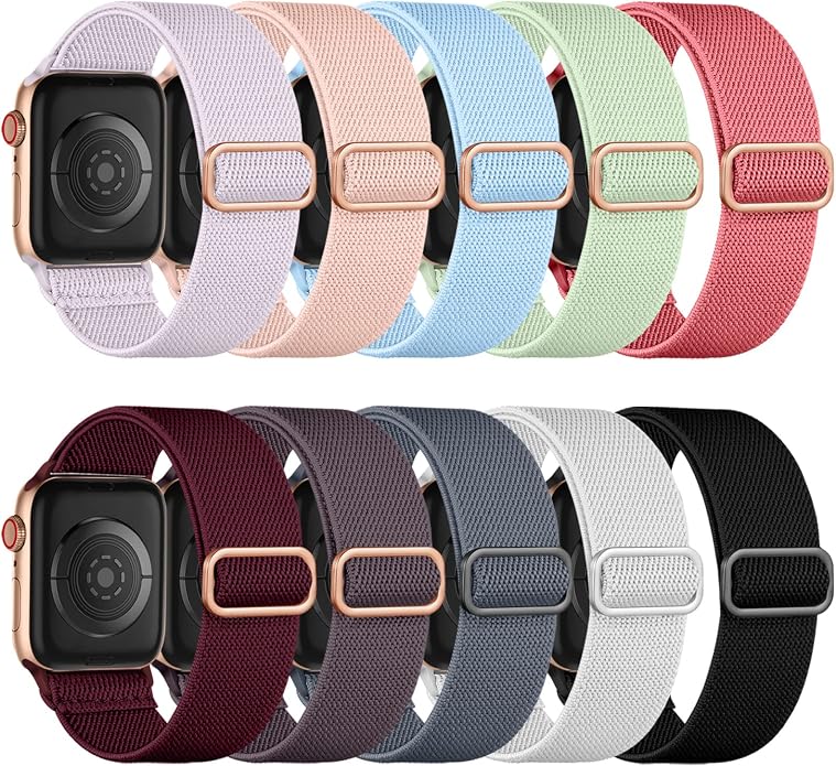 Maledan 10 Pack Stretchy Solo Loop Compatible by Maledan