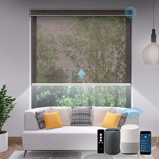 SmartWings Motorized Light Filtering Shades, Work by SmartWings