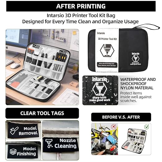 52-in-One 3D Printer Tools Kit, Professional 3D Printer Accessories & - Image 9