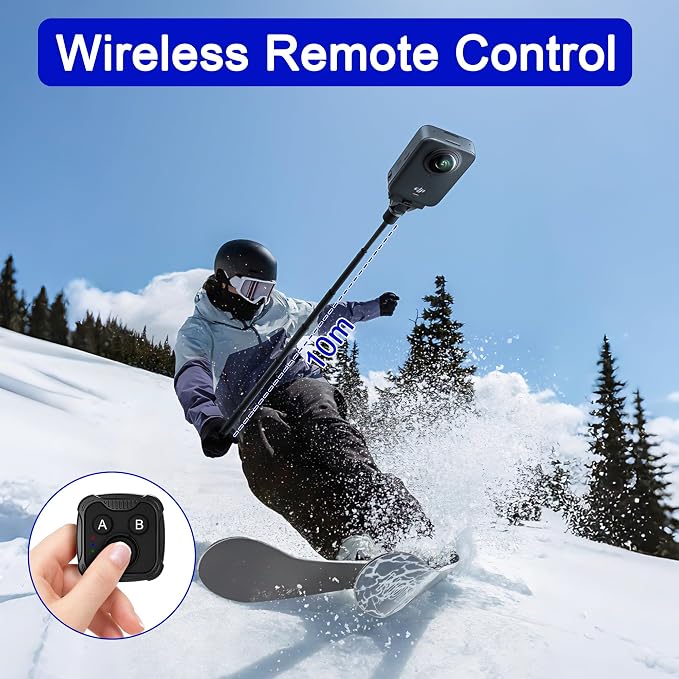 Bluetooth Remote Control for GoPro Hero 13/12/11/10/9/MAX, Insta360 - Image 4
