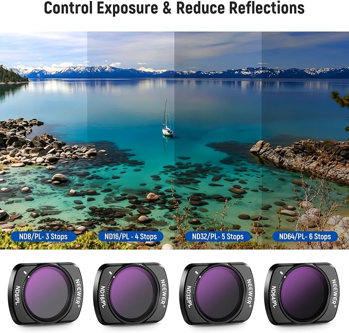 NEEWER ND/PL Filter Set & 0.75X Wide Angle Lens Compatible - Image 6