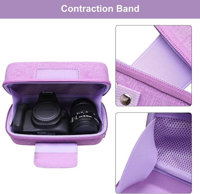 LTGEM Camera Case for Canon EOS Rebel T7 / R50 / R100 / R50 V / T6 / R8 / R10 / - Image 5