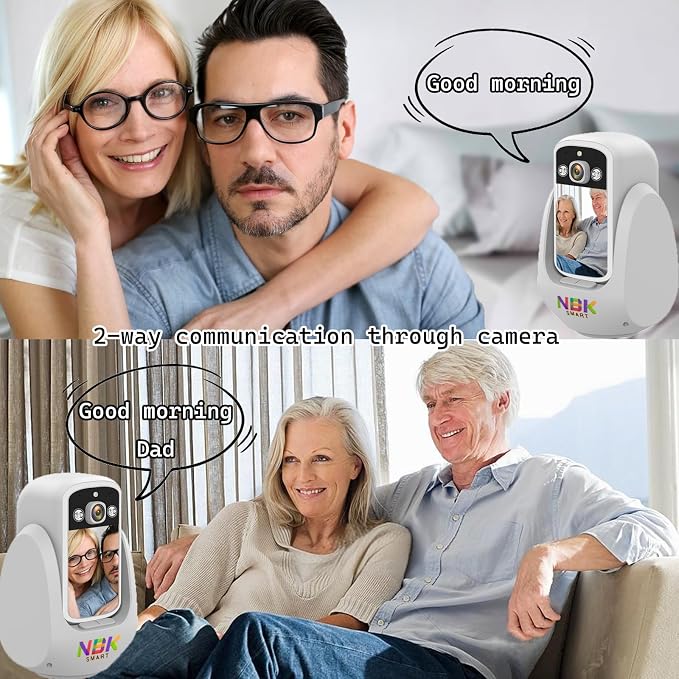 2 Way Video Audio Camera with 2.8-inch Screen, Video WiFi Camera - Image 5