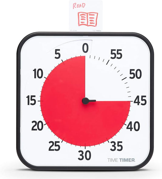 TIME TIMER 12 inch Visual Timer 60 Minute Kids Desk Countdown Clock by TimeTimer