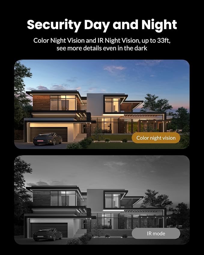 Aurumbach Solar Security Camera Outdoor Wireless 2 Pack, 2K Color Night Vision - Image 5