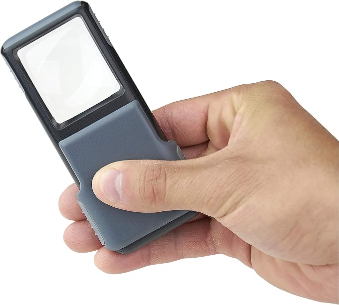 Carson 5x MiniBrite LED Lighted Slide-Out Aspheric Magnifier - Image 4