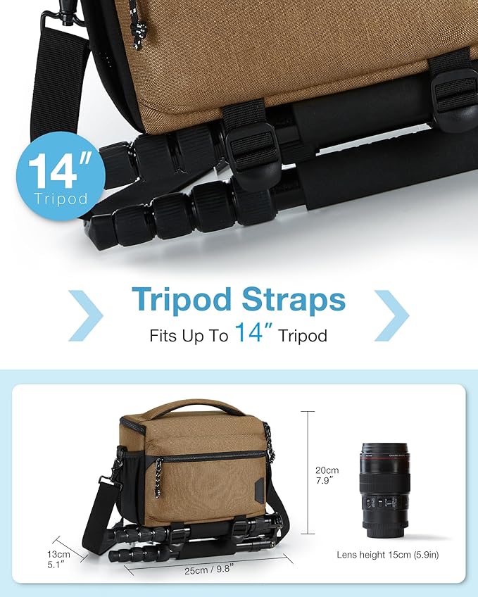 BAGSMART Small Camera Sling Bag - Image 4
