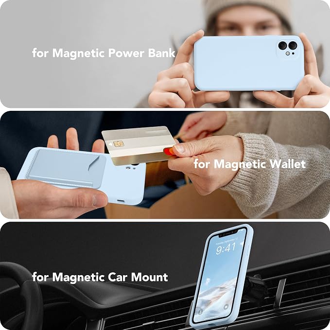 Magnetic for iPhone 11 Phone Case Silicone, Compatible - Image 5