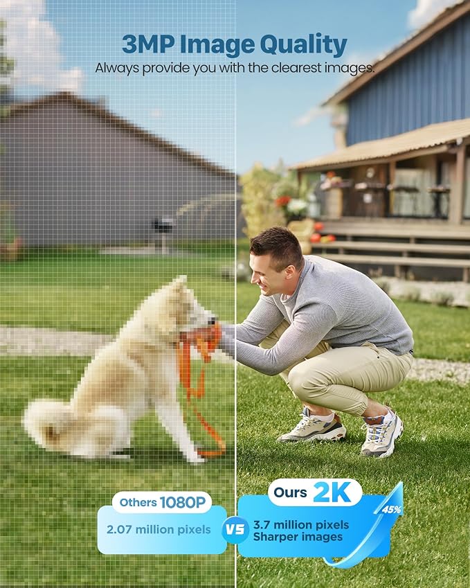 Security Cameras Wireless Outdoor Solar: 2K WiFi Camera - Image 3