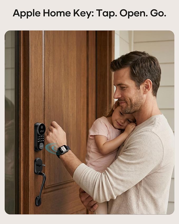 Smart Lock AH1, SMONET Fingerprint Keyless Entry Door Lock - Image 3