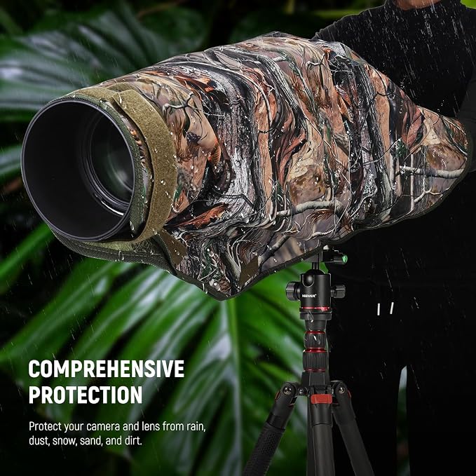 NEEWER PB019 Camera Rain Cover XL Large Waterproof Raincoat Protective Cover - Image 6