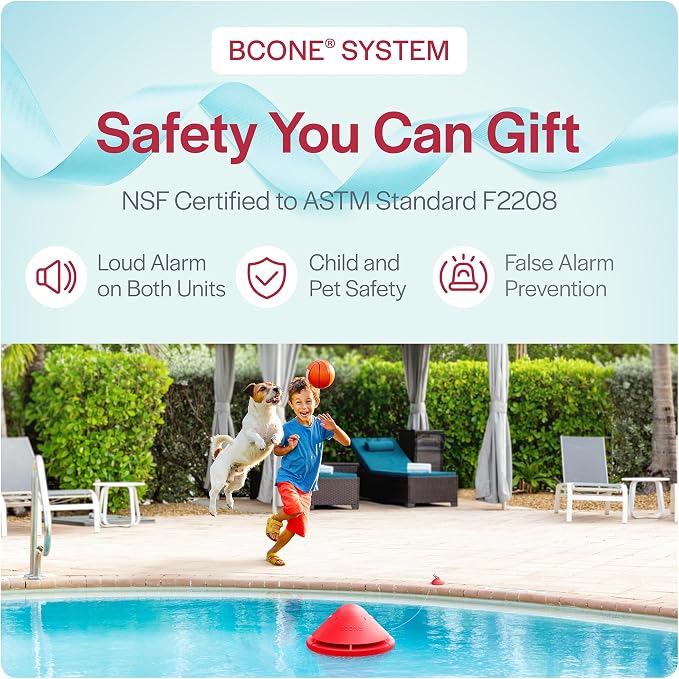 BCONE® Pool Alarm by Lifebuoy® | ASTM F2208 Certified | Floating Safety Device - Image 7