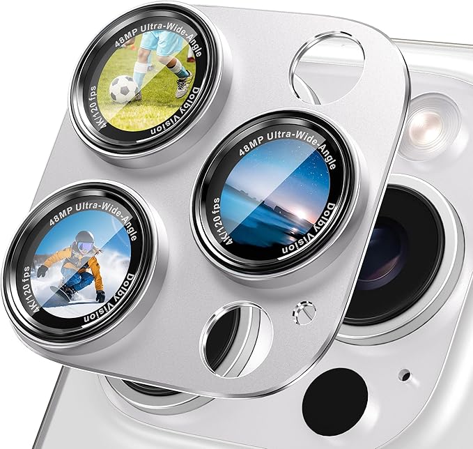 CACOE Camera Lens Protector for iPhone 14 Pro/14 Pro Max/16 Pro/16 Pro Max by CACOE