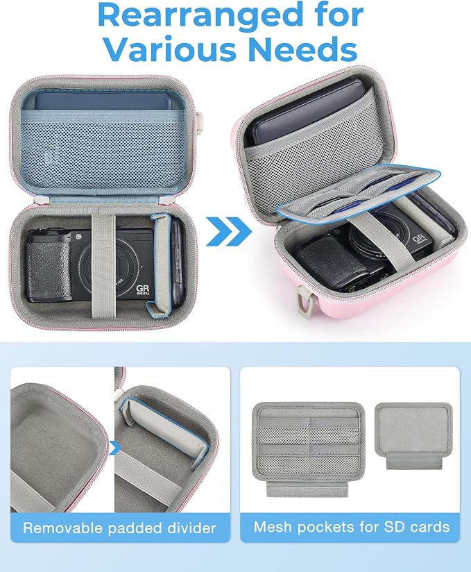 BAGSMART Digital Camera Case, Protective & Waterproof Small Camera Case - Image 7