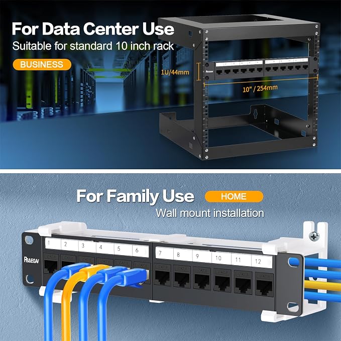 12 Port Keystone Patch Panel - Image 5