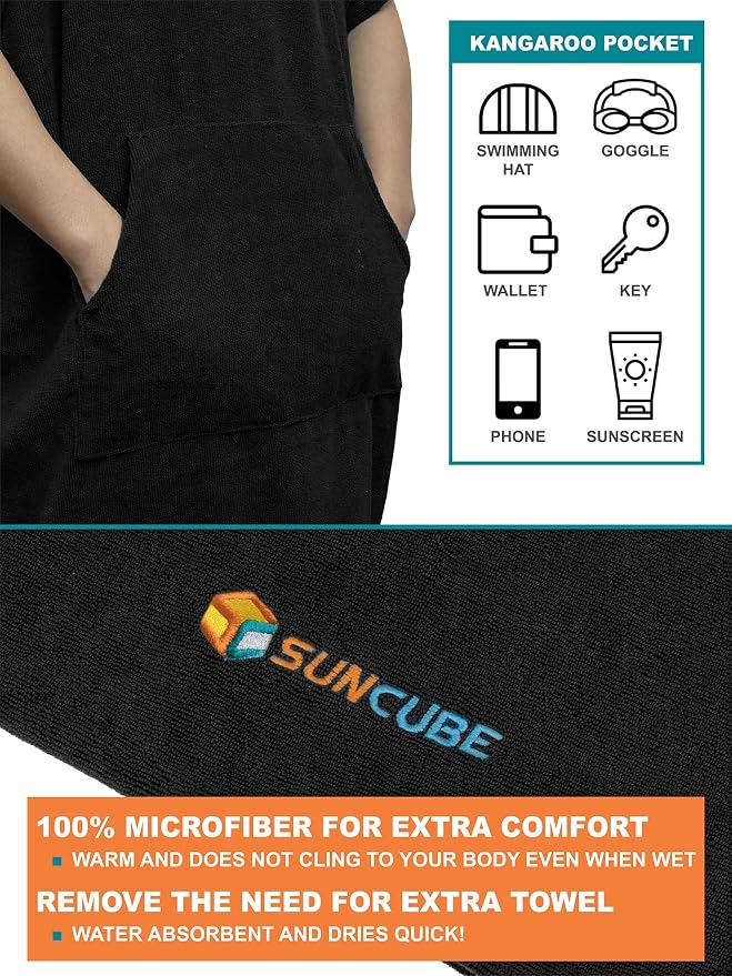 SUN CUBE Surf Poncho Changing Robe - Image 3