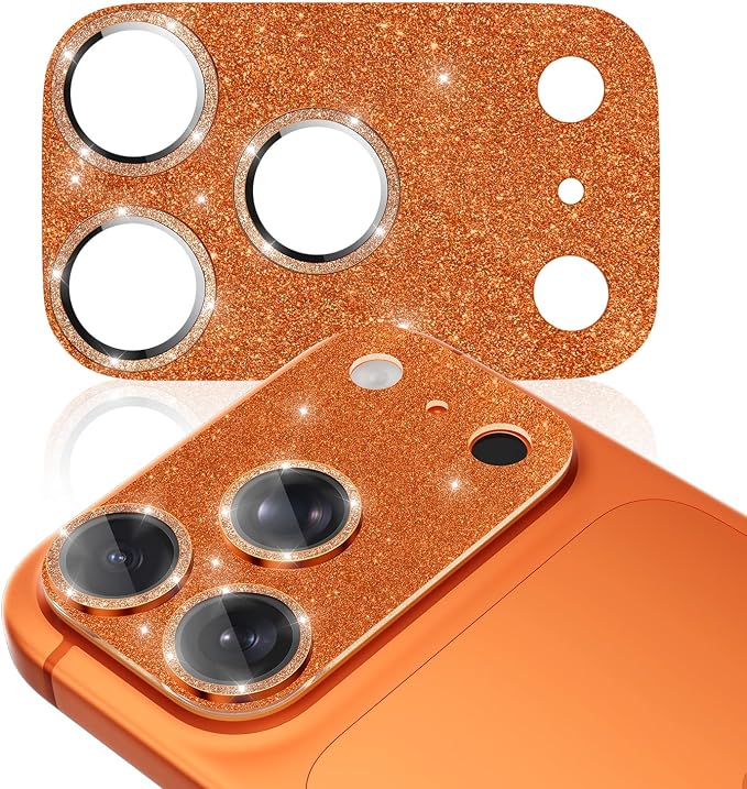imluckies Compatible with iPhone 17 Pro Max Camera Lens Protector Bling by imluckies