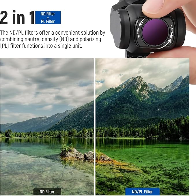 NEEWER Magnetic ND/CPL Filter Set Compatible - Image 4