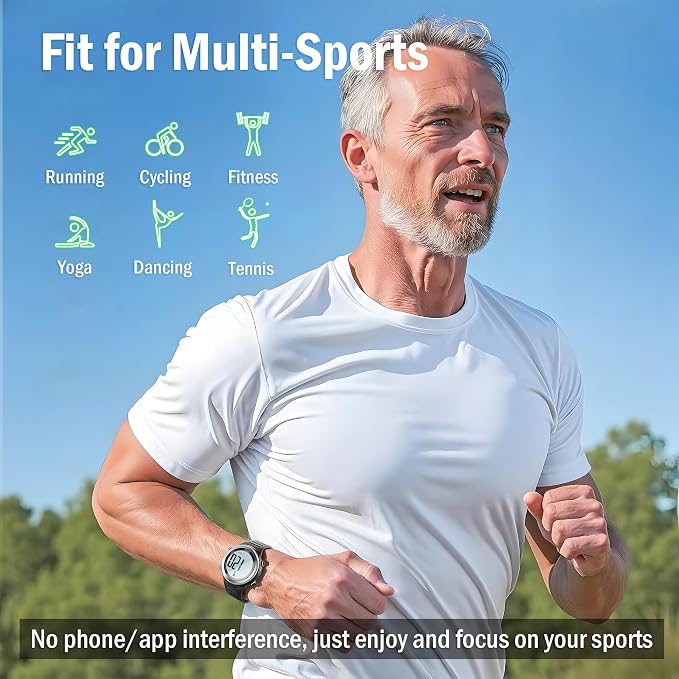 EZON Heart Rate Monitor and Chest Strap, Exercise Heart Rate Monitor, Sports - Image 7