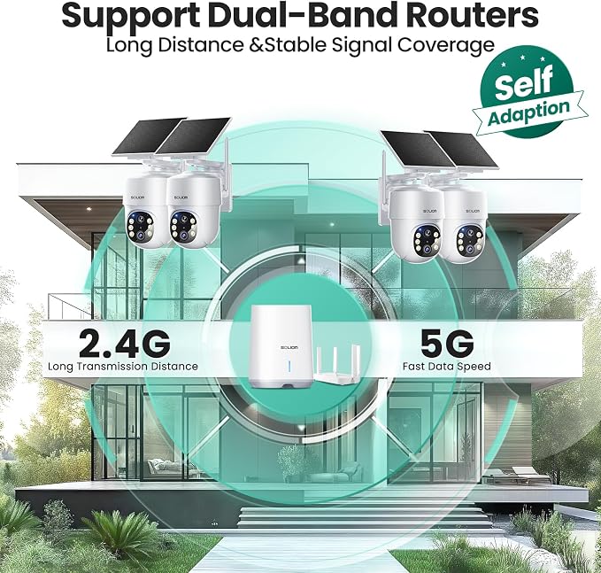 SOLIOM- True 5MP HD Security Cameras Outdoor Wireless, Add-On Camera, Solar - Image 8