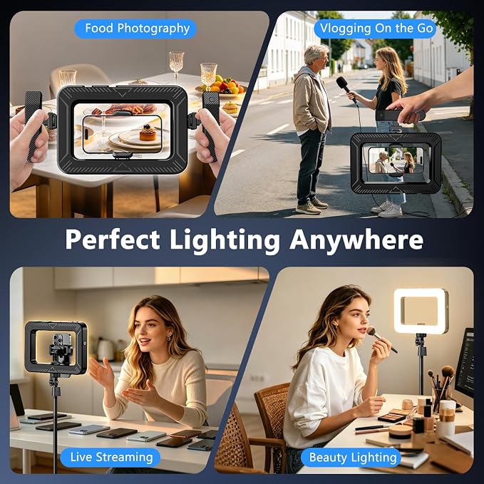 UBeesize Ring Light for Phone, 8000mAh Selfie Light - Image 2