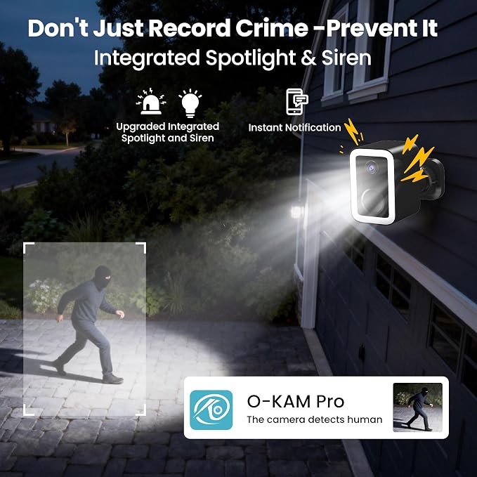 【2 Pack】Security Cameras Wireless Outdoor, Color Night Vision Even in the Dark - Image 4