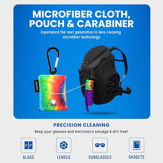 Microfiber Cloth & Glasses Wipes Lens & Glasses Cleaning Cloth - Image 3