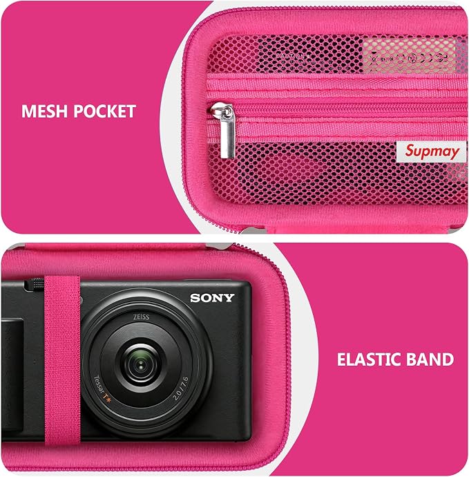 Hard Travel Case for Sony ZV-1F / ZV-1 / ZV-1 II Digital Camera, Vlogger Camera - Image 5