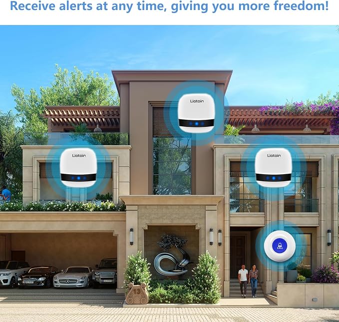 Caregiver Pager Wireless SOS Call Button Nurse Alarm System - Image 4