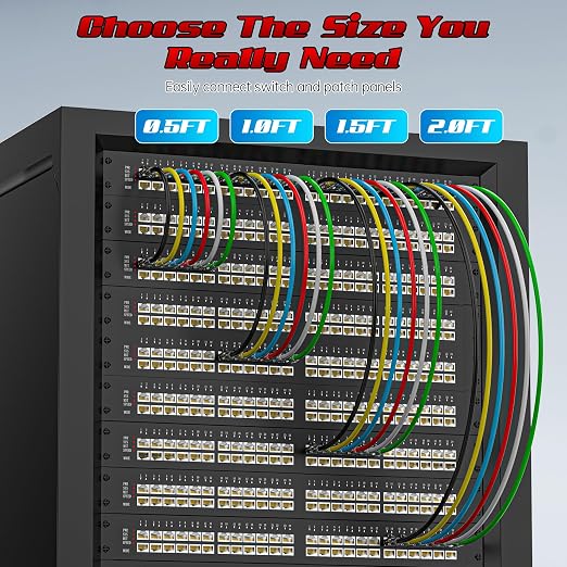 4 Feet Cat6 Patch Cables, Solid Pure Copper Patch Cord, Cat 6 Ethernet Cable - Image 6