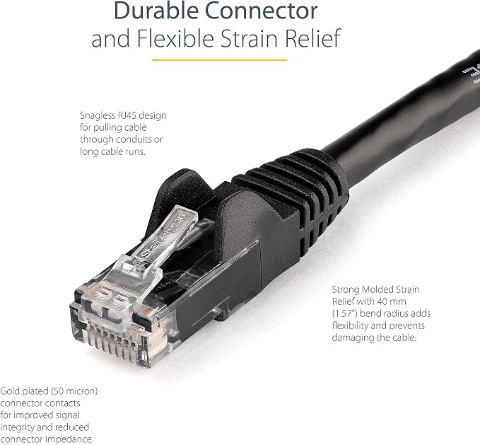 StarTech 20ft CAT6 Ethernet Cable - Image 3