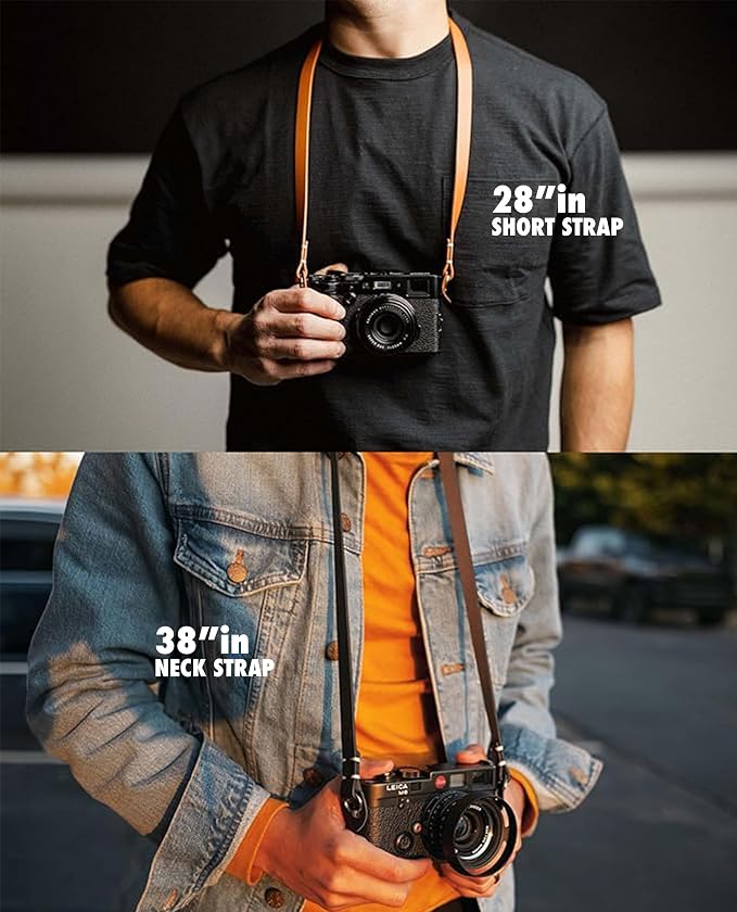 Evergreen Leather Camera Strap – Split Ring - Image 8