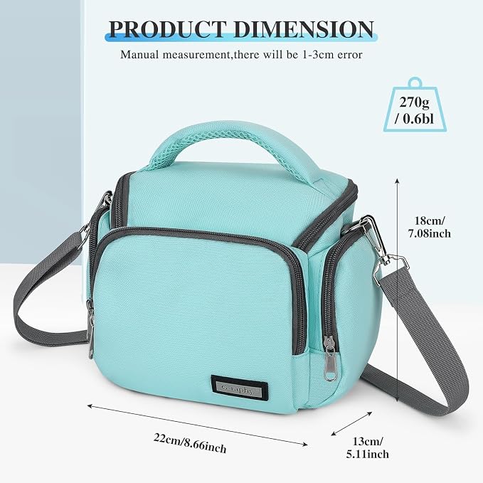 G-raphy Camera Bag Case Compact Lightweight Shoulder Crossbody Sling - Image 2