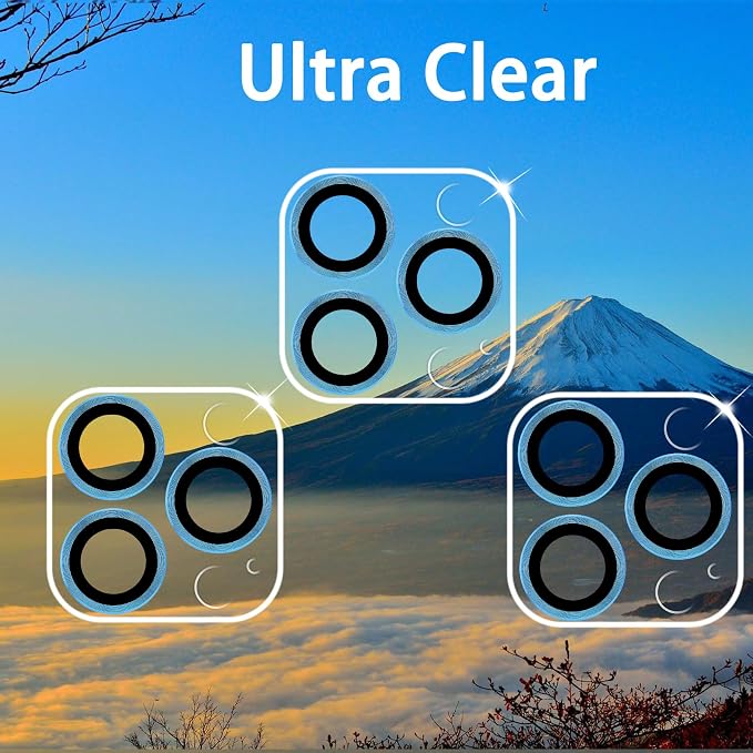 Dengduoduo 3 Pack Tempered Glass Camera Lens Protector - Image 4