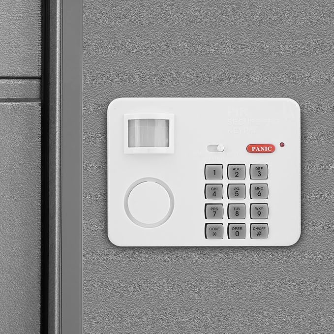 105DB Password Wireless Home Security Emergency Keypad Alarm Siren, 105° Alarm - Image 8