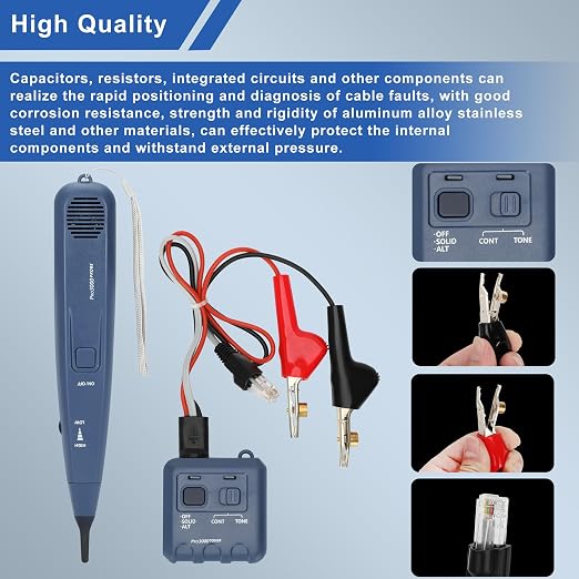 Pro3000 Tone Generator and Probe Kit, Toner Electrical Tool, Wire Toner and - Image 3