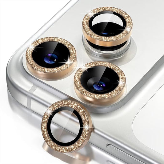 Misea Compatible for iPhone 17 Pro/iPhone 17 Pro Max Camera Lens Protector Bling by Misea