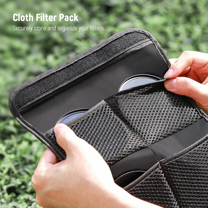 NEEWER 77mm ND Lens Filter Kit: UV, Lens Hood and Lens Cap Compatible - Image 8
