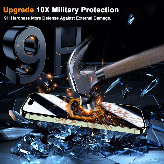 QHOHQ 3 Pack Screen Protector for iPhone 15 Plus - Image 5