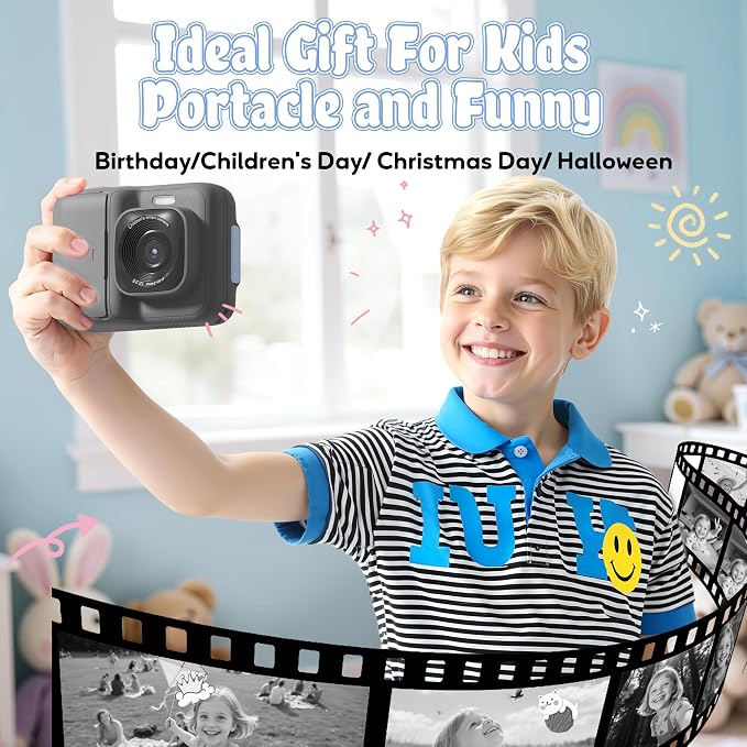 Kids Camera, 1080P Instant Digital Print Camera - Image 8